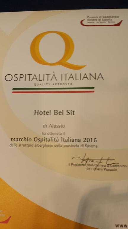 Hotel Bel Sit Alassio Exteriör bild